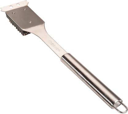 Cuisinart CCB-5014 BBQ Grill Cleaning Brush and Scraper, 16.5", Stainless Steel, 16. 5"