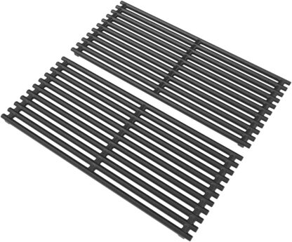 DcYourHome Heavy Cast Iron Grill Grate/Cooking Grid Replacement for Charbroil TRU Infrared 4 Burner Grills 463241013, Charbroil 466241013, 2-Pack