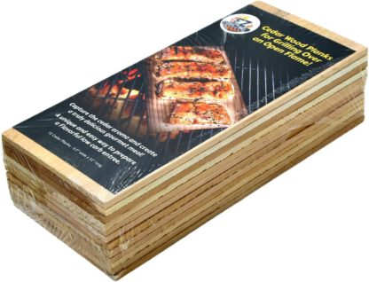 East Coast Maine White Cedar Planks for Grilling - 12 Pack - 5.5 Inches Wides X 12 Inches Long Planks