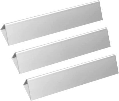 GasSaf 15.3 inch Flavorizer Bars Replacement for Weber 7635 Spirit 200 Series, Spirit E-210, S-210, E-220, S-220(2013-2016), 3-Pack 304 Stainless Steel Durable Flavor Bars(15.3"L x3.5"W x2.5"H)