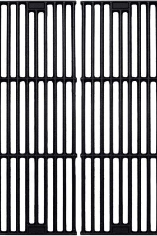 GasSaf 19 3/4 inch Grill Grid Grates Replacement for Chargriller 5050, 3001, 3008, 3030, 4000, 2121, King Griller 3008 5252, Cast Iron Grill Cooking Grid Grates(19-3/4'' x 6-3/4'' Each)(4-Pack)