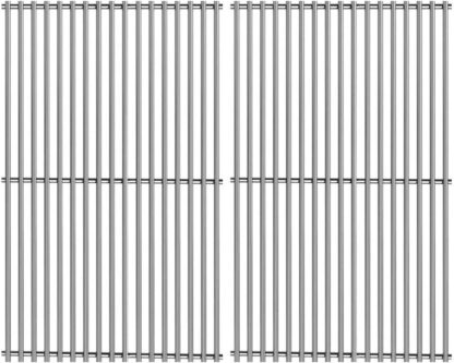 Votenli S563SB (2-Pack) 19 1/4" Stainless Steel Cooking Grid Grates Replacement for Jenn-Air 720-0336, 720-0163 Nexgrill Nexgrill 720-0163,720-0511, 720-0430, 720-0433