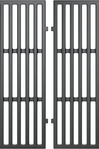 BBQ-PLUS 7637 Cast Iron Cooking Grid Grate for Weber Spirit E210 S210 E220 S220 200 Series Spirit II LX 200 Model Years 2017 and Newer, Spirit II 200 GS4 Series Grills(2 Pack)