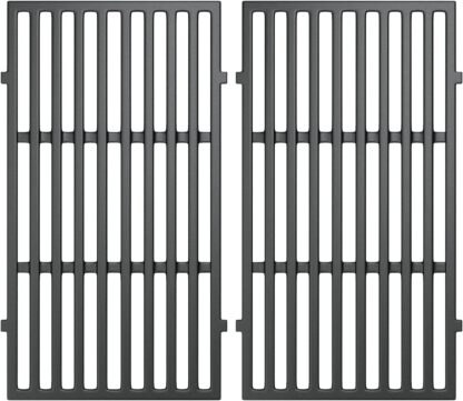 BBQ-PLUS 7637 Cast Iron Cooking Grid Grate for Weber Spirit E210 S210 E220 S220 200 Series Spirit II LX 200 Model Years 2017 and Newer, Spirit II 200 GS4 Series Grills(2 Pack)