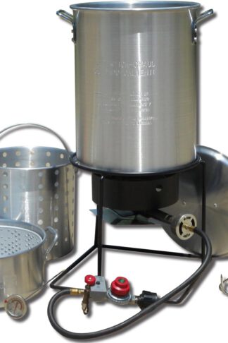 King Kooker 1265BF3 Portable Propane Outdoor Deep Frying/Boiling Package with 2 Aluminum Pots