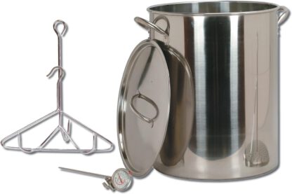 King Kooker 30-Quart Stainless Steel Turkey Pot Package