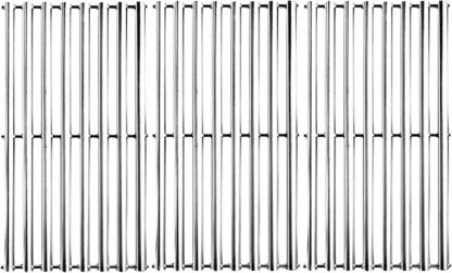 Stainless Steel Cooking Grid Grates Replacement for Charbroil 463433016, 463461615, 463436215, 463420508, Kenmore 463420507, Master Chef 85-3100-2, 85-3101-0, G43205, T480 (16-7/8" x 27-15/16")