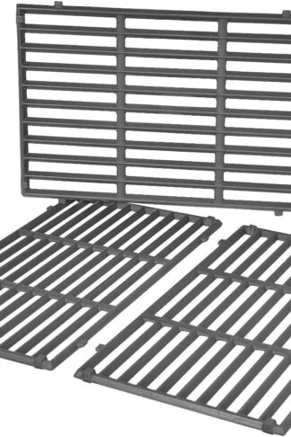 Stanbroil Cast Iron Cooking Grate for Weber Genesis II and Genesis II LX 400 Series Gas Grills - Grill Grid Grate for Genesis 2022 Genesis E-435, Genesis S-435, Genesis SPX-435, Set of 3