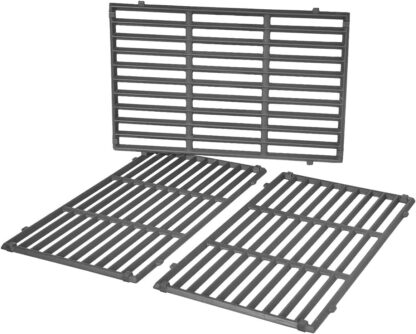 Stanbroil Cast Iron Cooking Grate for Weber Genesis II and Genesis II LX 400 Series Gas Grills - Grill Grid Grate for Genesis 2022 Genesis E-435, Genesis S-435, Genesis SPX-435, Set of 3