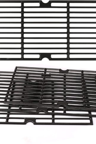 Utheer Cast Iron Grill Grates fit Oklahoma Joe's Longhorn Comb Charcoal/Gas Smoke 12201767,14201767, fit Oklahoma Joe's Longhorn 18202083,16202046,15202029 Cast Iron Grill Cooking Grids, 4 Pack