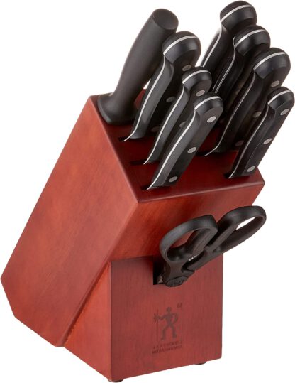 Chef Knife, Bread Knife, Solution Razor-Sharp 10-pc Knife Set, German Engineered Informed by 100+ Years of Mastery